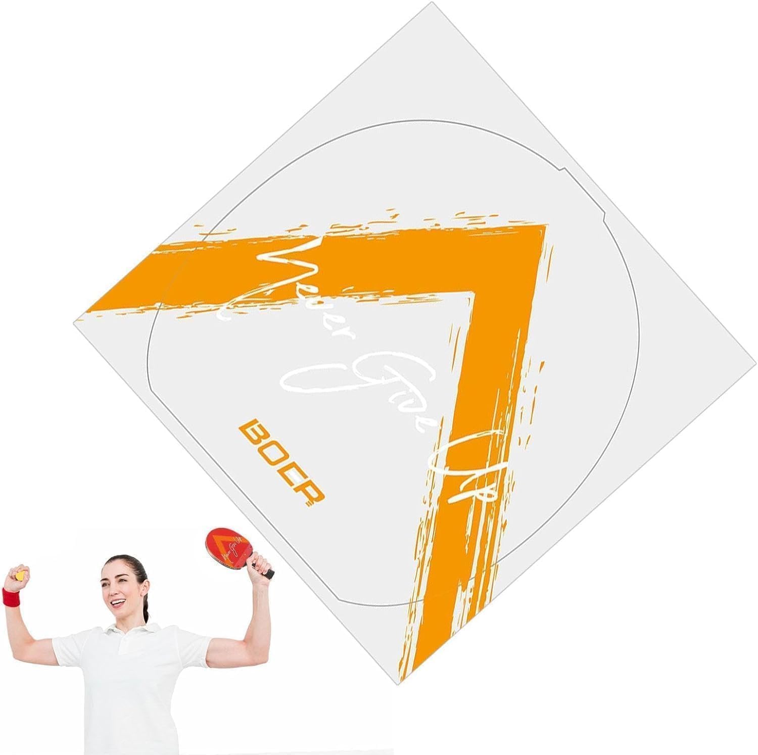 2 láminas de goma de tenis de mesa de alto rendimiento, película protectora antiestática con adhesivo de 17 x 17 cm para paletas de ping pong, diseño transparente duradero para un mejor control de