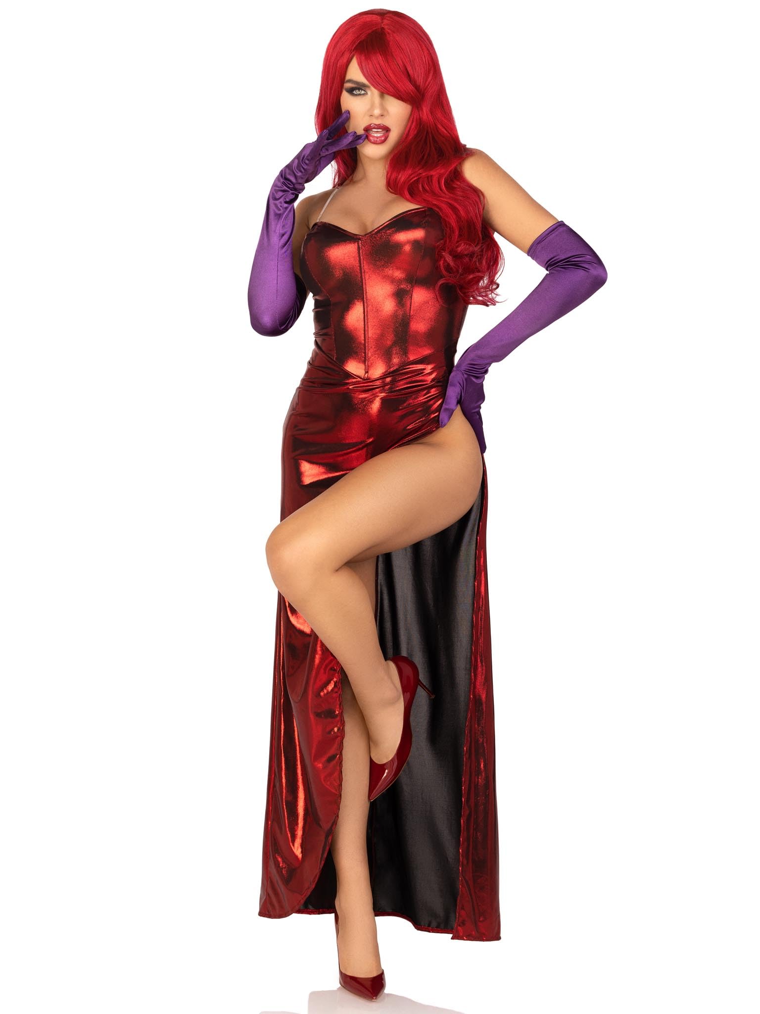 Leg Avenue 87157 00302 Costume, red, M