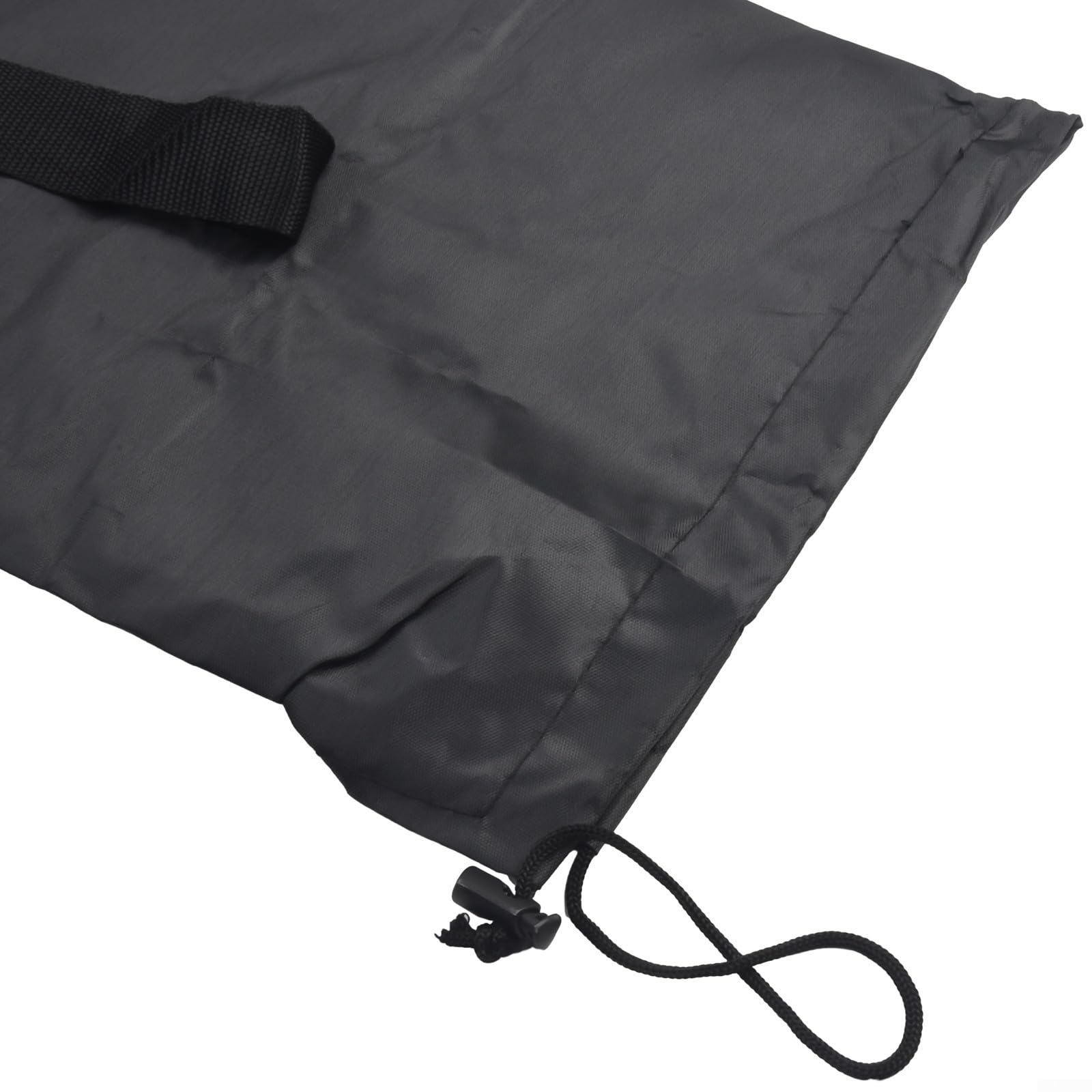 Honseadek - Sac de rangement en tissu à bandoulière + sangle Oxford 610D pour longboard, trottinette, skateboard, planche de surf variable, noir