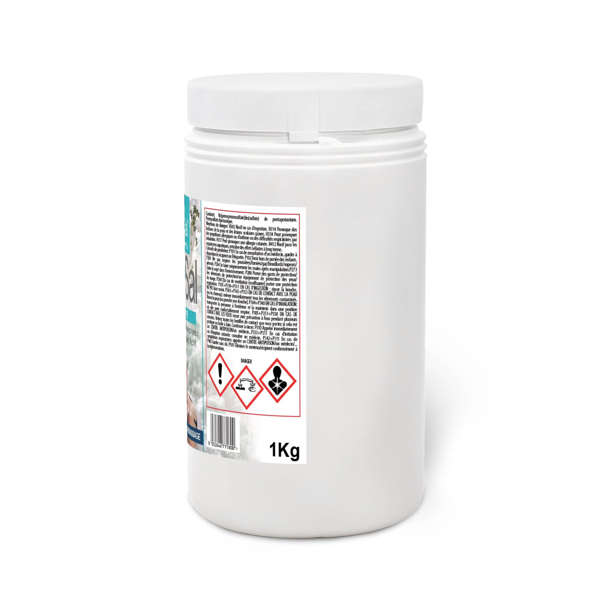 Oxygène Actif en pastilles de 100 g - DisySal 100 Tab 1 kg. Idéal pour Piscine ou Jacuzzi (Teuco, Jacuzzi, Dimhora, Intex, Bestway, etc). Expédition immédiate