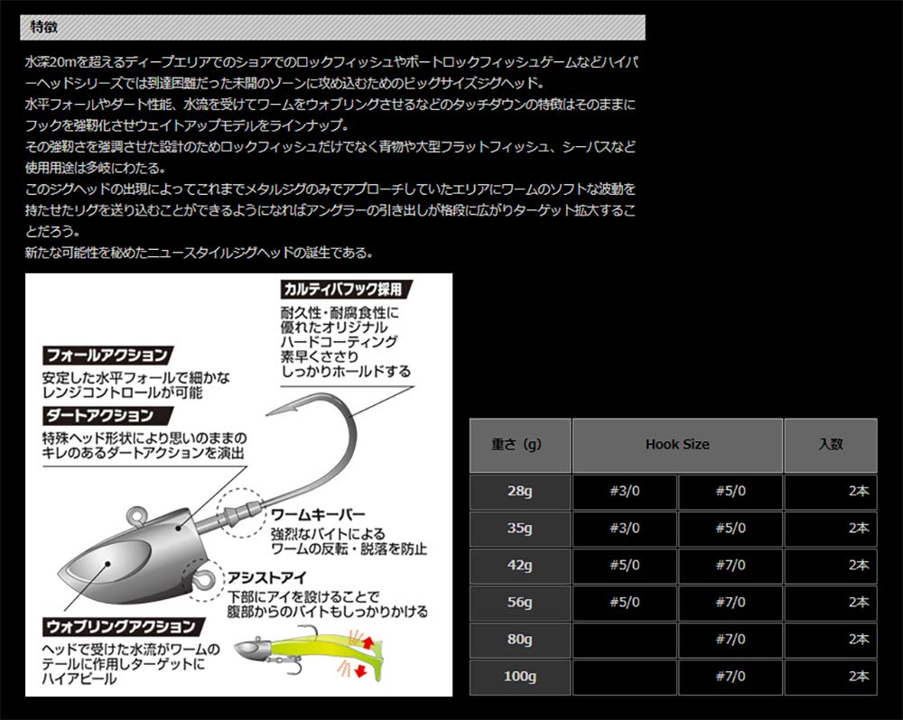 ゼスタ　ジグヘッド　9個セット TOUCH DOWN STRONG JIG HEAD - XESTAゼスタ公式ウェブサイト