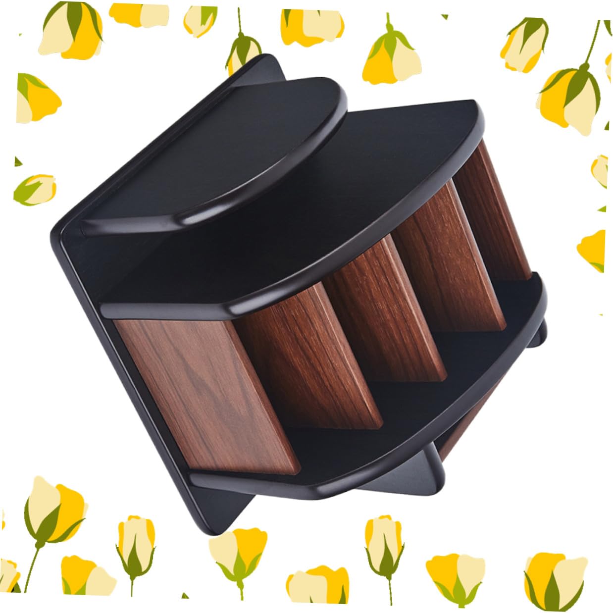Lurrose Stifthalter Schwarz für Schreibtisch, Schreibtisch Organizer | Schulanfang Party, Ordnung für Stifte und Zubehör, Kratzfest, Passend für Büro und Homeoffice
