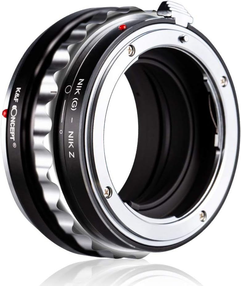 K&F Concept Lens Mount Adapter Compatible with G AF-S Mount Lens to Nikon Z6 Z7 Camera