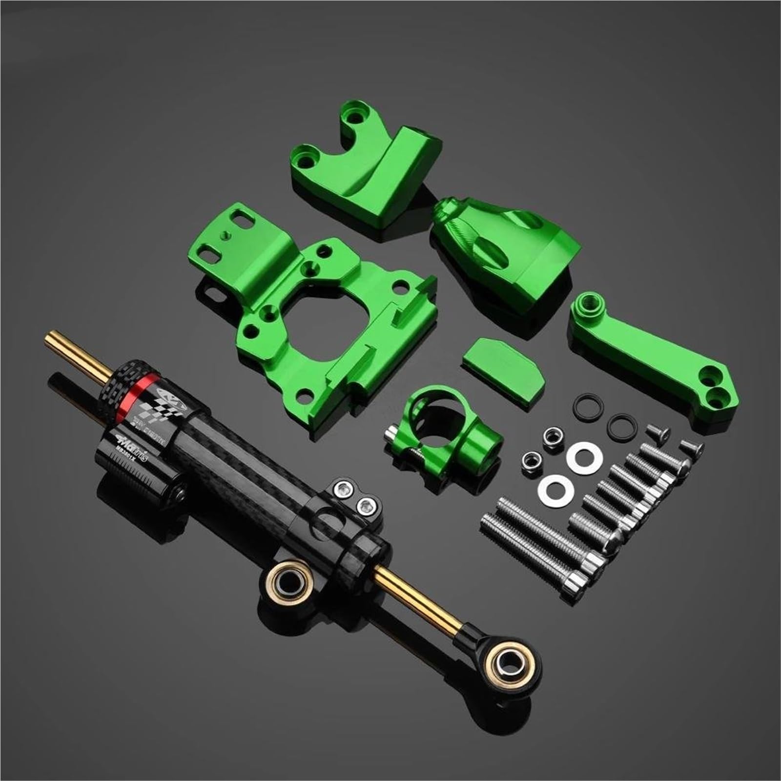 Support De Stabilisateur D'amortisseur Direction Moto pour Kawasaki Z650 Z 650 2017-2018 Kit Montage Fixation Support D'amortisseur