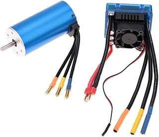 DOYING 3674 2250KV 4P Sensorless Brushless Motor with 120A Brushless ESC（Electric Speed Controller）for 1/8 RC Car Truck
