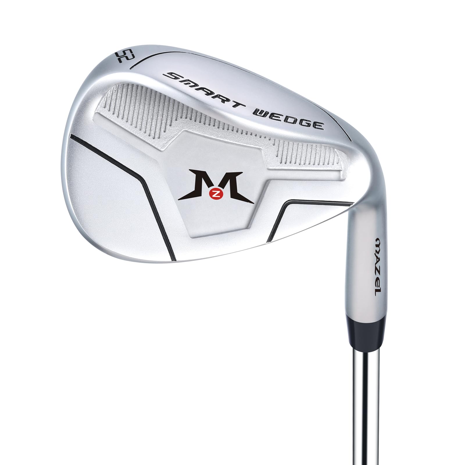 MAZEL Golf Driving Iron 2,3,4,5,6,7,8,9, P for Men Right Hand, Utility Irons for Better Control and Distance (Silver, Stainless Steel, Regular, 52.0, Degrees, Right)