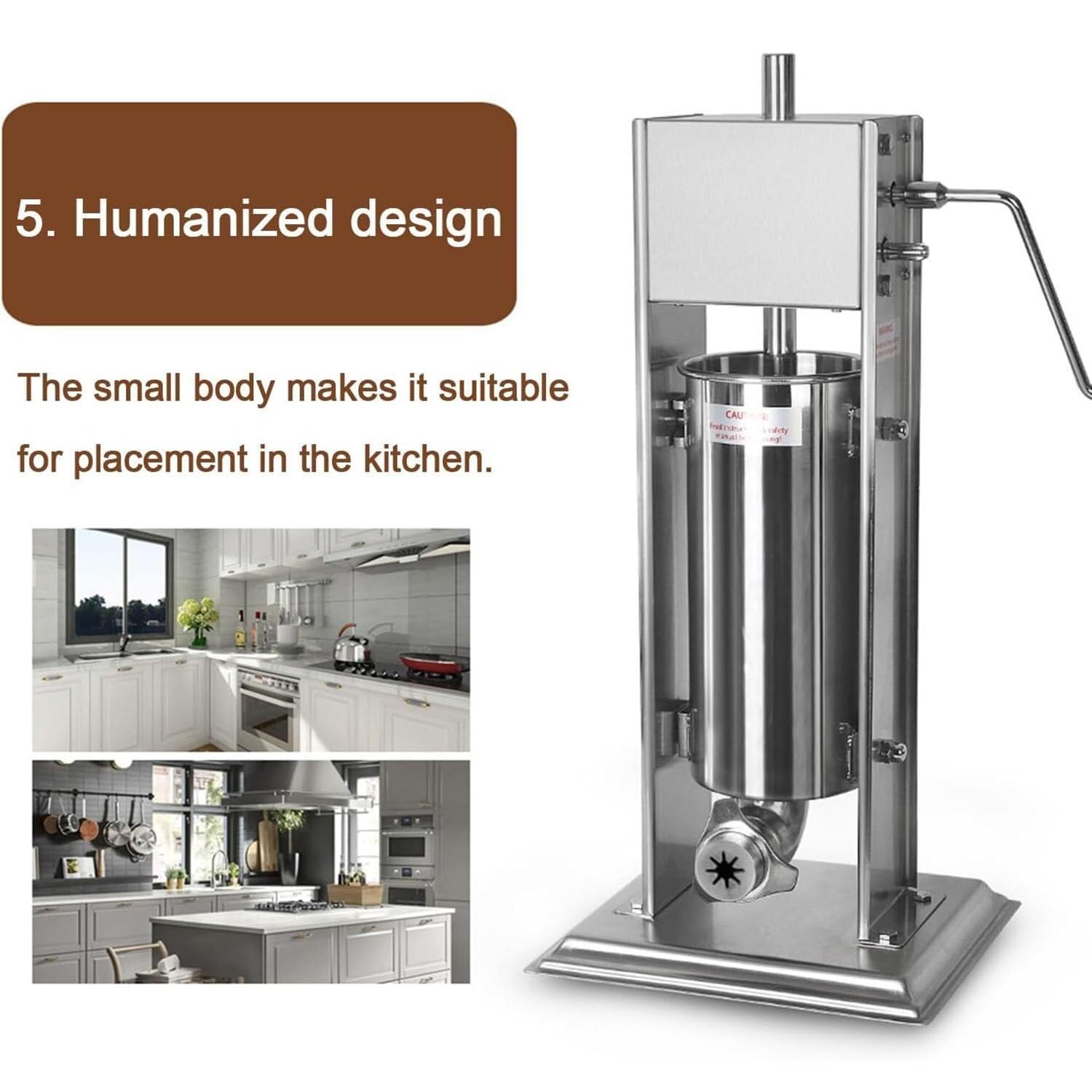 Churro de acero inoxidable, manual y automática, versátil para churros, donas y salchichas, capacidad de 5 a 15 litros, ideal para creaciones culinarias