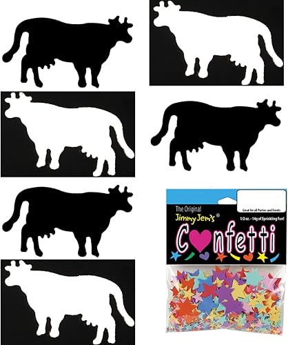 Miniatura 3 de Confetti Cow Negro, Blanco - 2 bolsas de media onza (1 oz) #9013 Q01