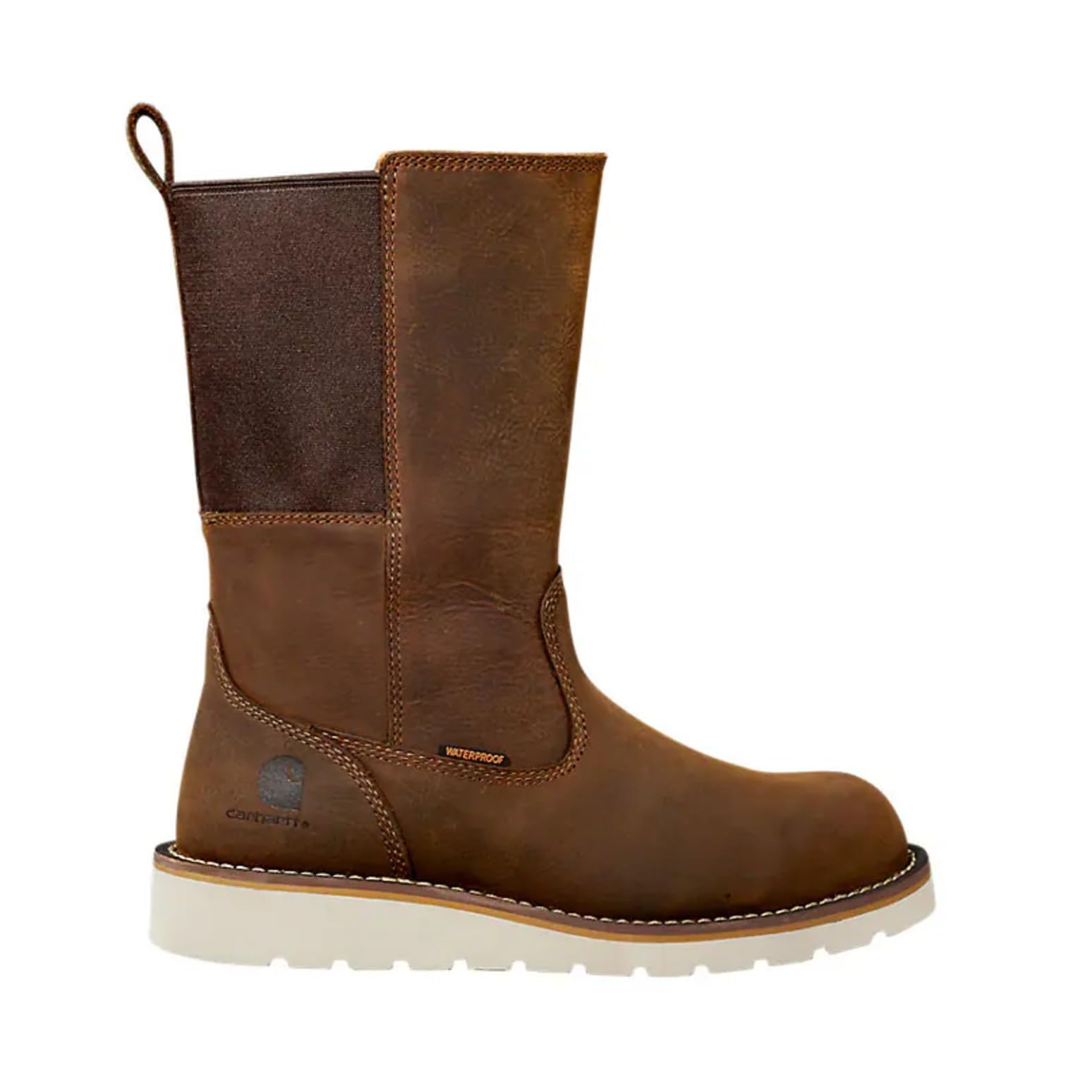 Carhartt Botas de goma impermeables unisex con puntera de acero de 25,4 cm, botas de goma impermeables con puntera de acero de 25,4 cm