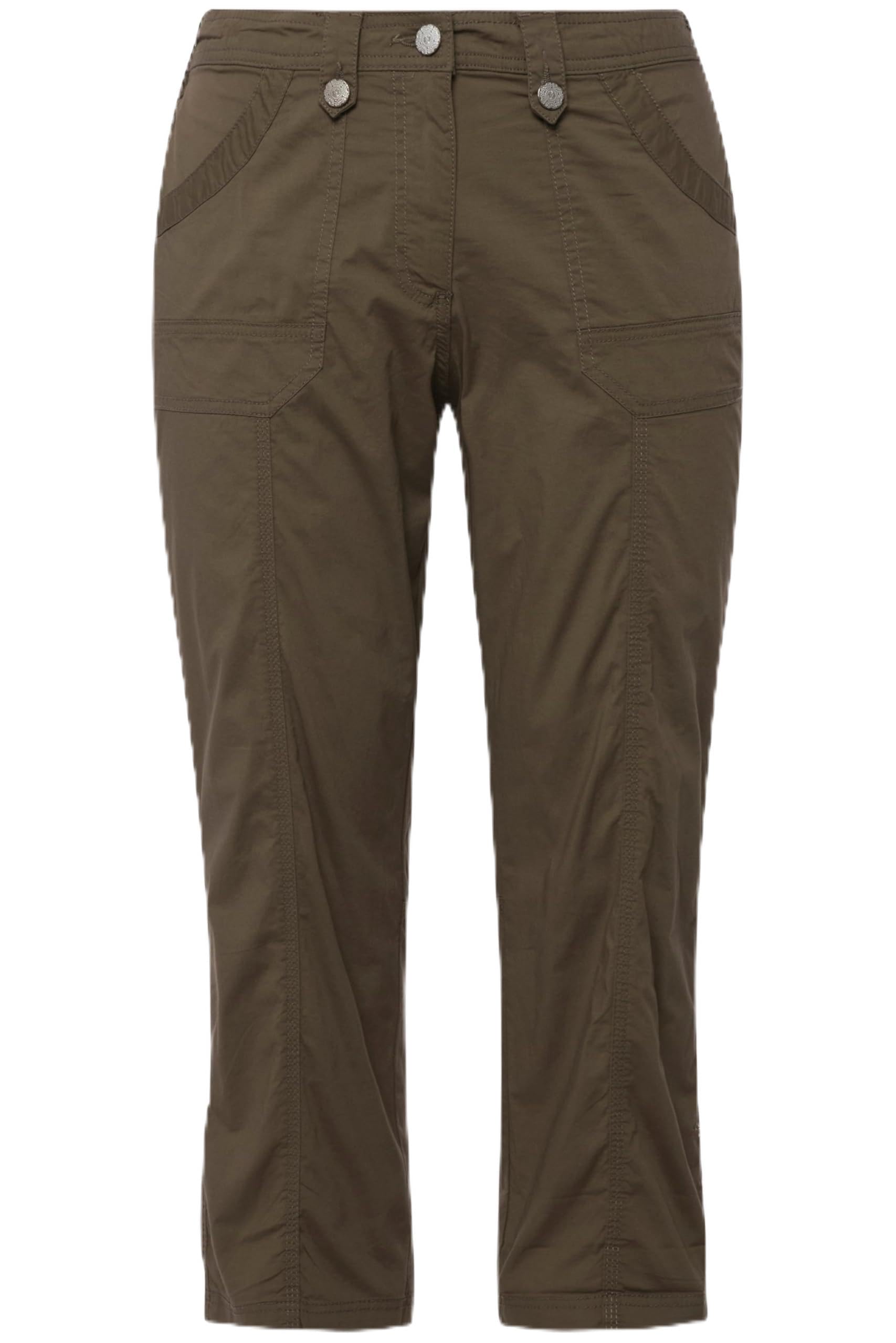 Ulla Popken - Hose, 7/8, Große Größen, Pantaloni Donna