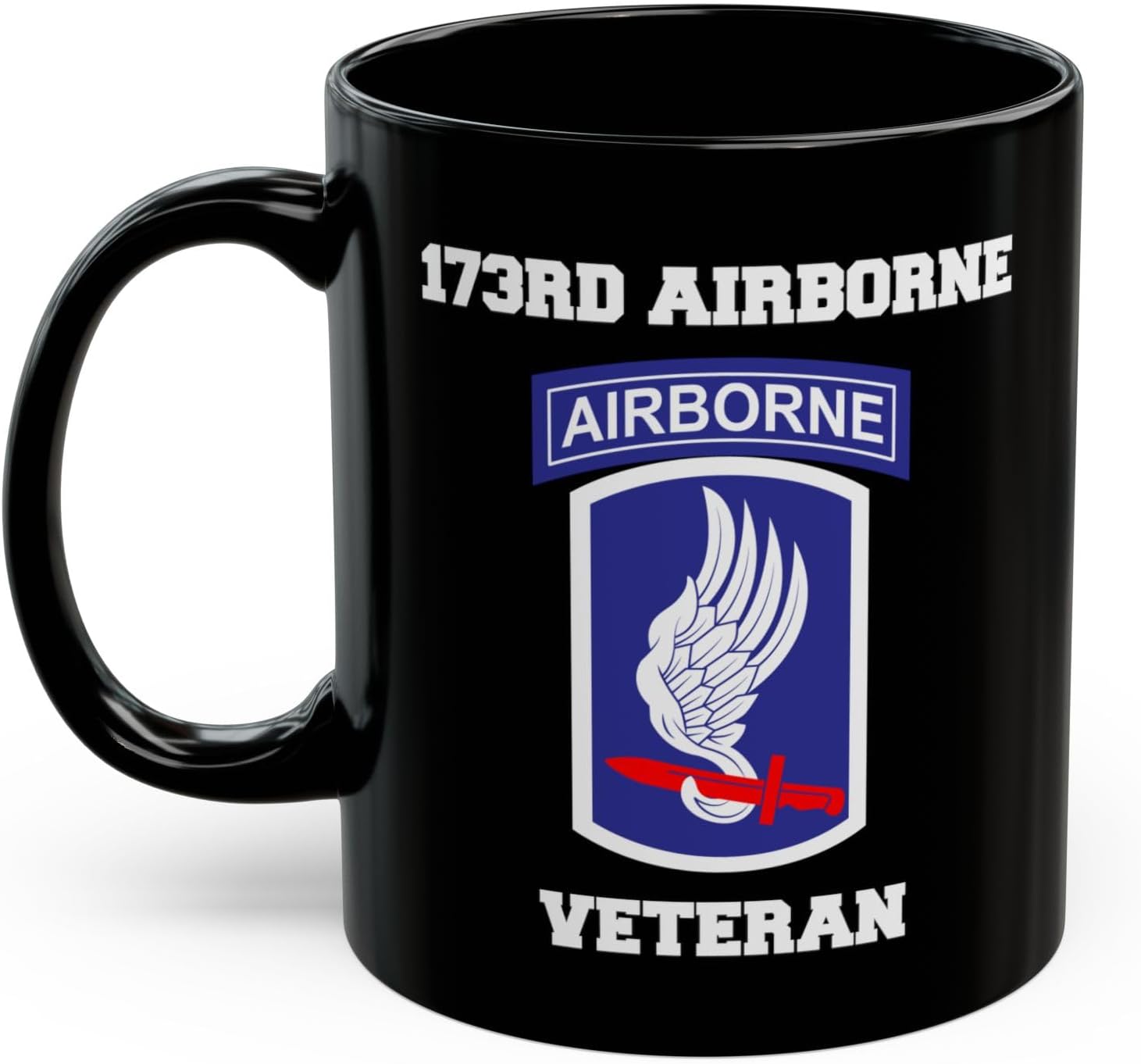 US ARMY 173rd Airborne Veteran Coffee Mug (White, 11oz)