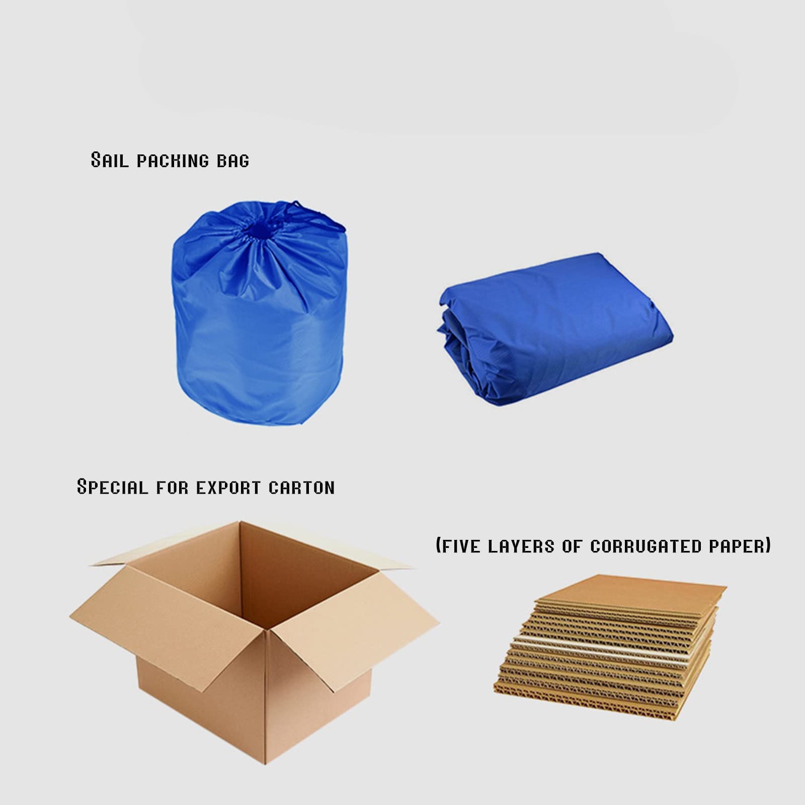 Coperture per Barche Impermeabile, Traspirante Telo Copribarca, Design in Velcro, Usare più a Lungo, paraneve Parasole Facile da Usare, AntiGraffio e Resistente all'Usura (Size : (9-10Ft))