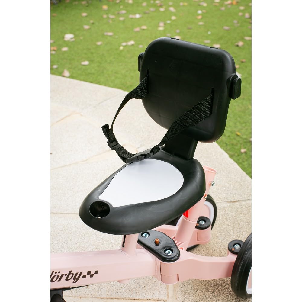 Interbaby - Triciclo "Norby" e Bici Evolutiva 5 in 1 con Capottina - 1-5 Anni