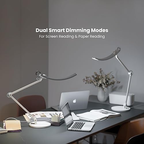 Miniatura 6 de BenQ - Lámpara de escritorio LED para lectura electrónica con brazo articulado atenuación automática y ajuste cromático