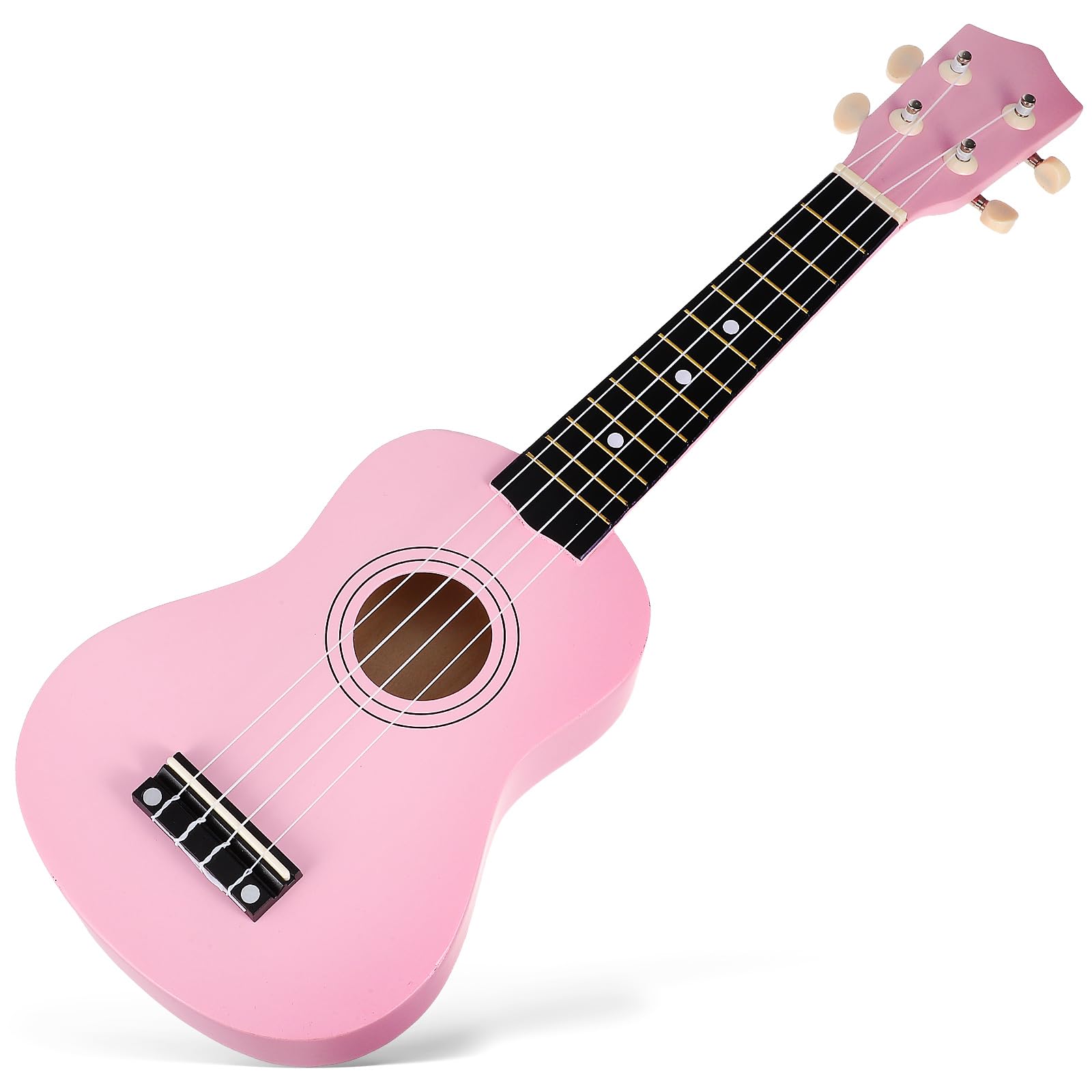 Ukulélé de Tilleul avec Sac Cordes de Rechange et Médiator Instrument Musical pour Garçon Fille et Adultes pour Débutants