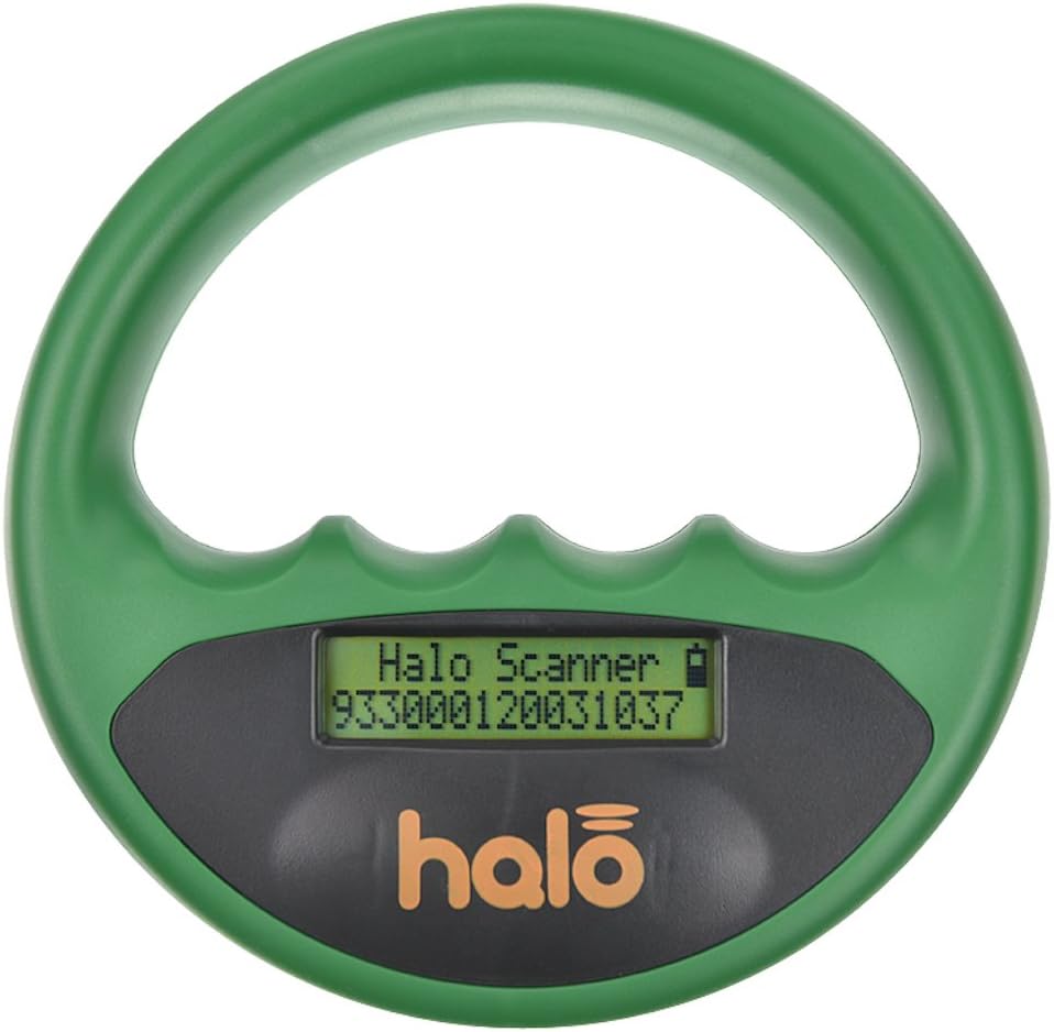 MICRO-ID Halo Green Pet Microchip Scanner, USB Cable, 1 Item, Green