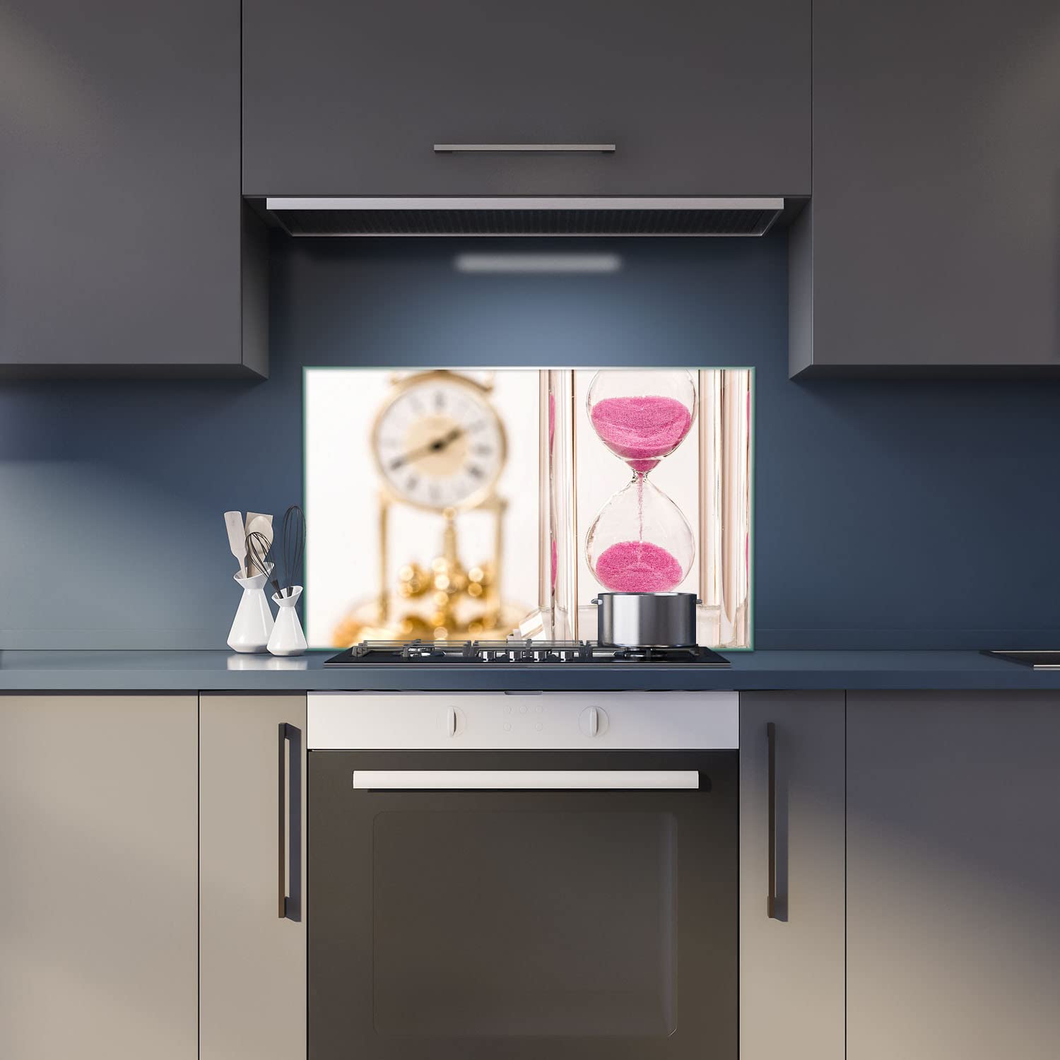 Piastra Copripiano Cottura Decorwelt 80x52 Cm – Vetro Marrone, Multiuso: Tagliere, Sottopentola E Paraspruzzi