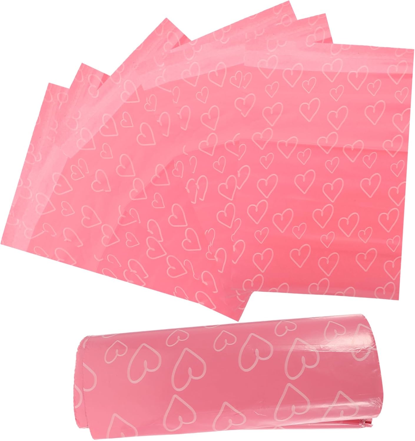 Healeved 100pcs Self Sealing Sanitary Bags Menstrual Pouches Strong Load Capacity Thicken Packing Bags for Women Feminine Hygiene Underwear Packs