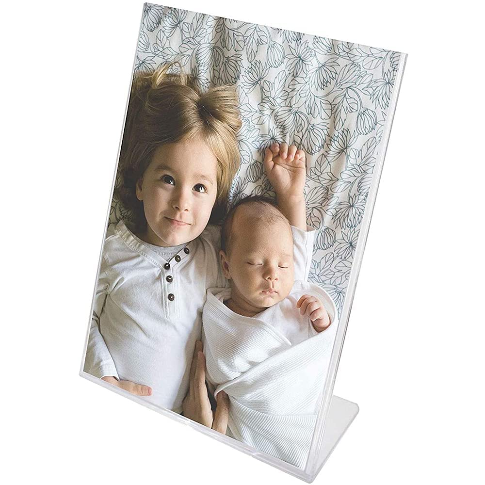 2 Pieces A4 Acrylic Poster, Sign Holder, Acrylic Poster Menu Holder, Display Poster Stand - Image 4