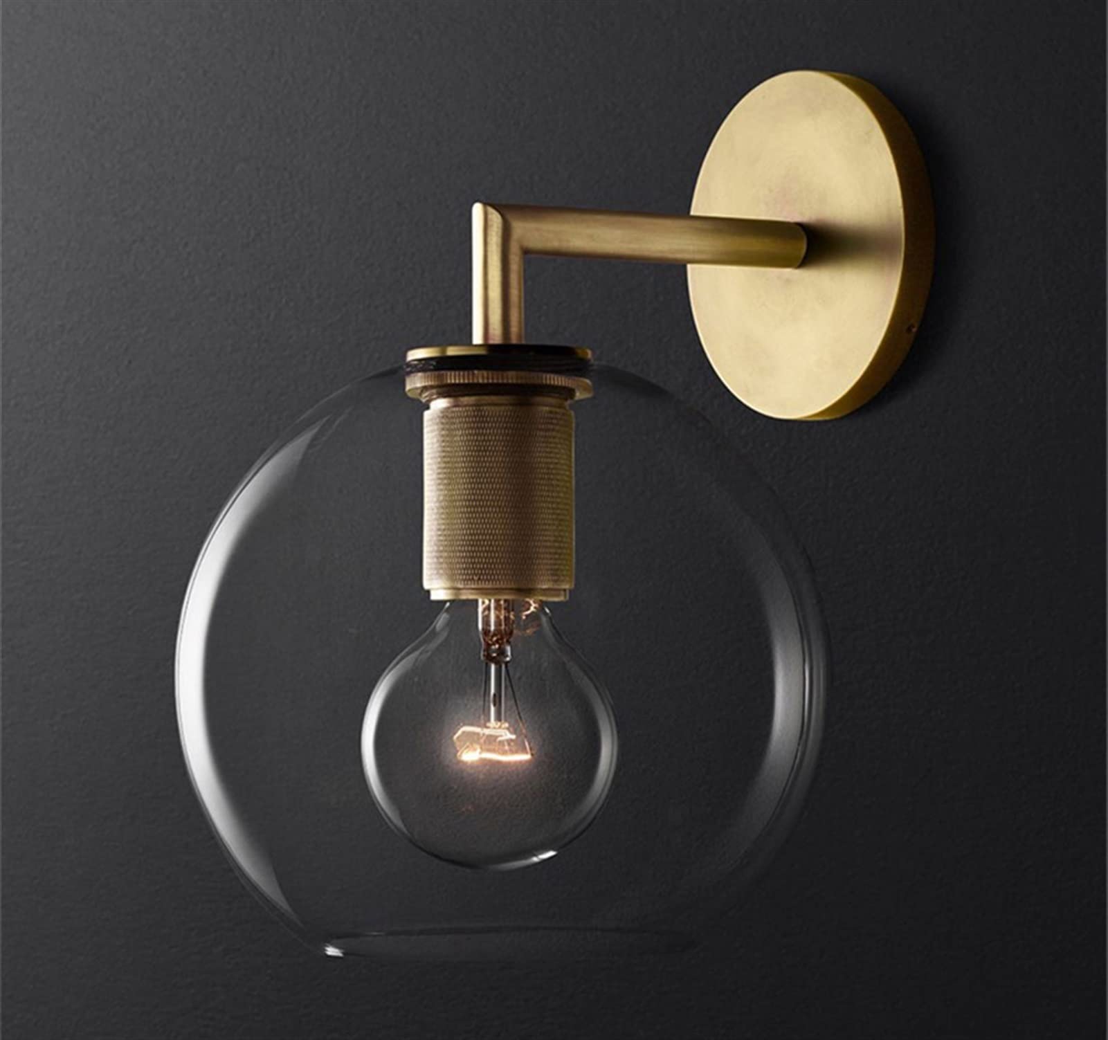 FZQSXAZU Post-Modern Wall Lights Living Dining Room Glass Lamp Corridor Background Sconces Bedside Lamp,Wall Decorations
