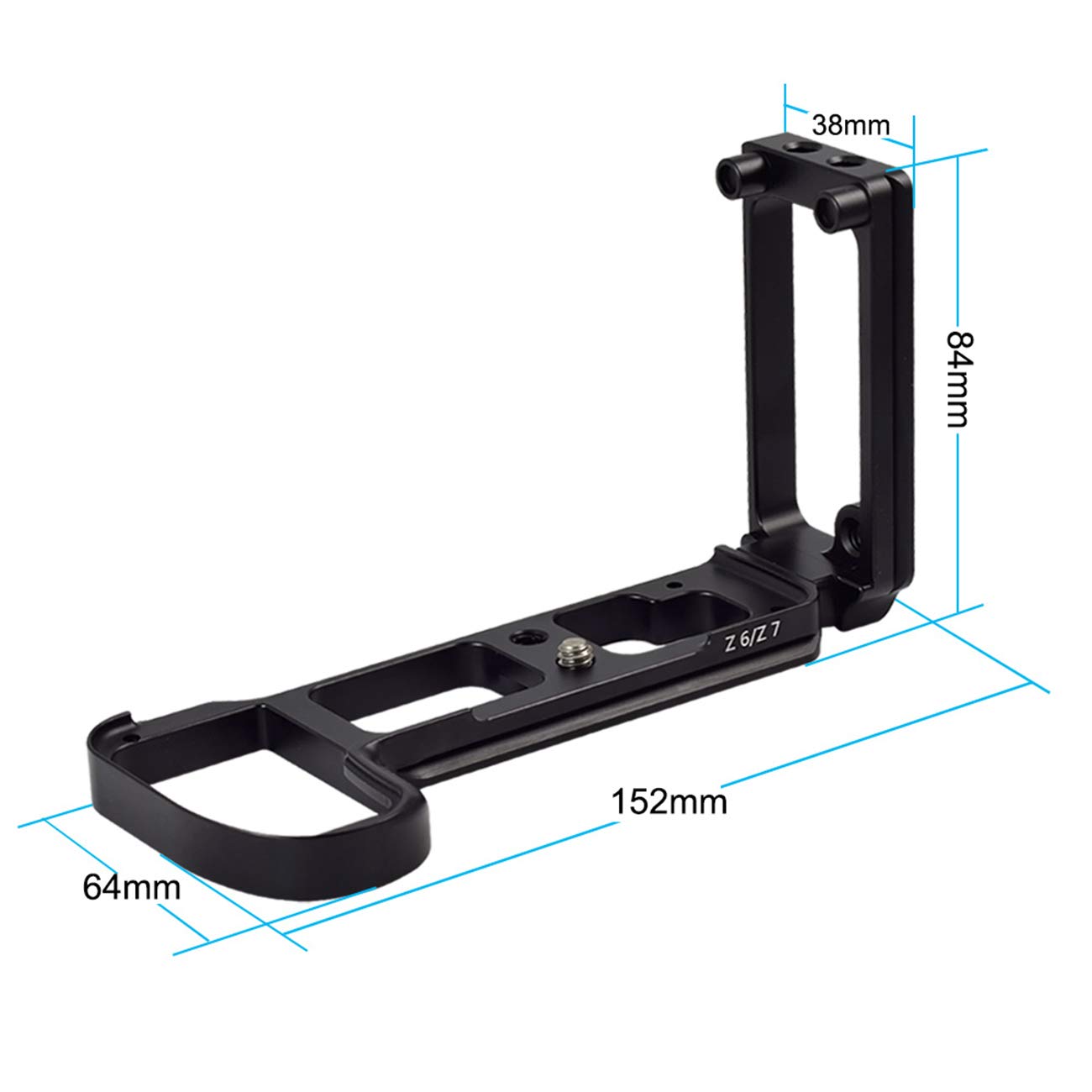 Amazon | [Z-Jing] Z6/Z7/Z6II/Z7II カメラ専用L型プレート ブラック 