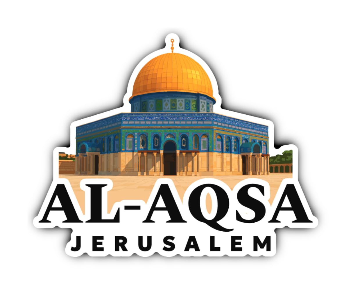 Sticker 200 mm 1 Piece Al‑Aqsa Jerusalem Giant Vinyl Sticker Wall Window