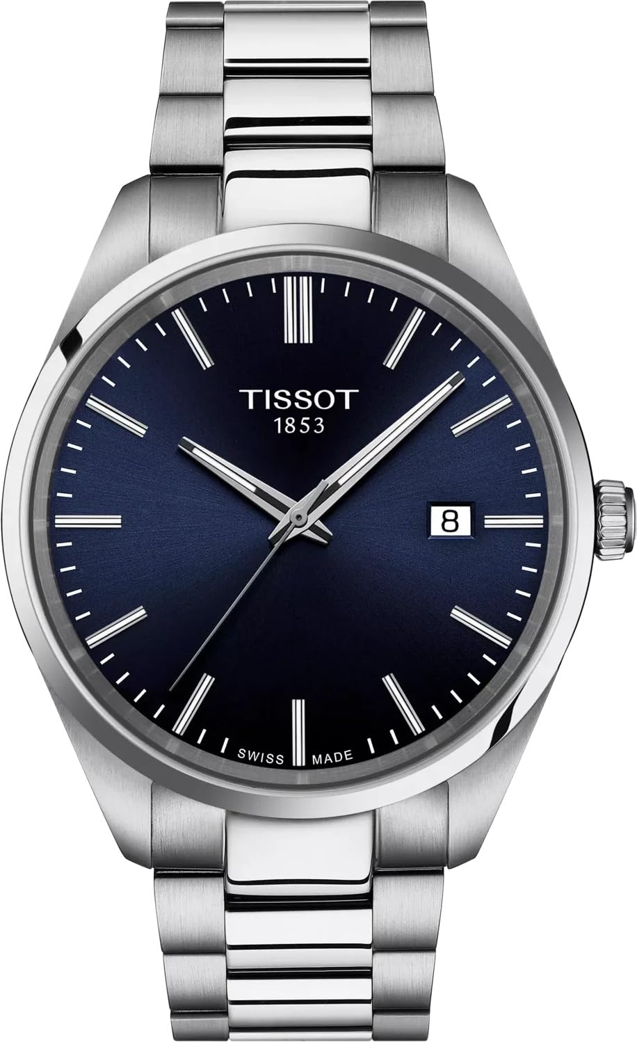 Amazon.com: Tissot PR 100, Swiss Quartz, 40mm, Blue Dial, Men's Watch