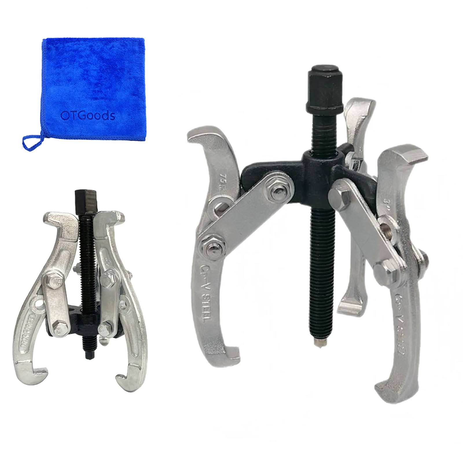 Amazon | OTGoods ギアプーラー 200mm 8インチ 3本爪 2本爪