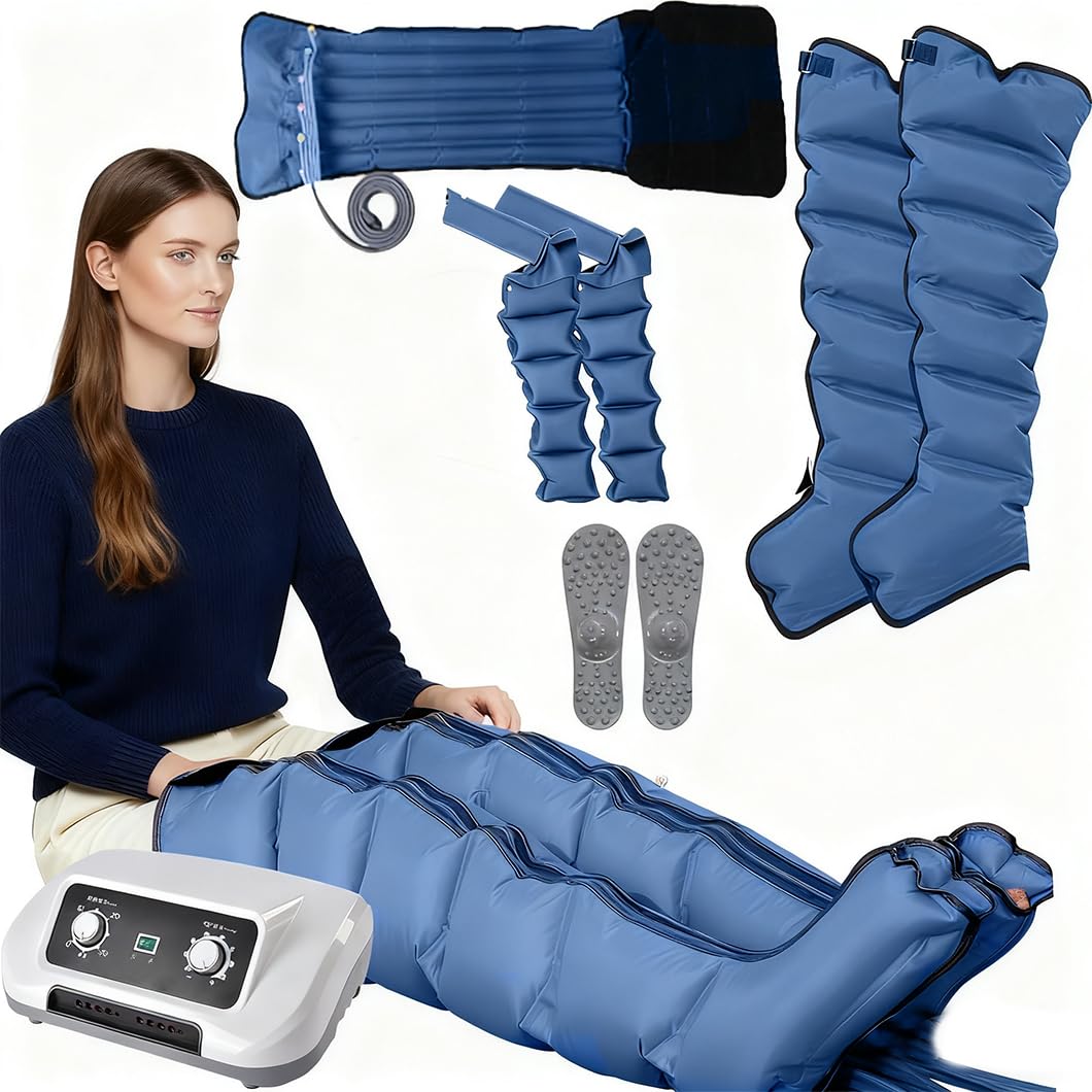 Pressoterapia Gambe︱ Macchina per Pressoterapia a Casa︱ Linfodrenaggio Gambe︱Massaggiatore Gambe Linfodrenante︱ Pressoterapia Linfodrenaggio Cellulite︱ Massaggio Gambe
