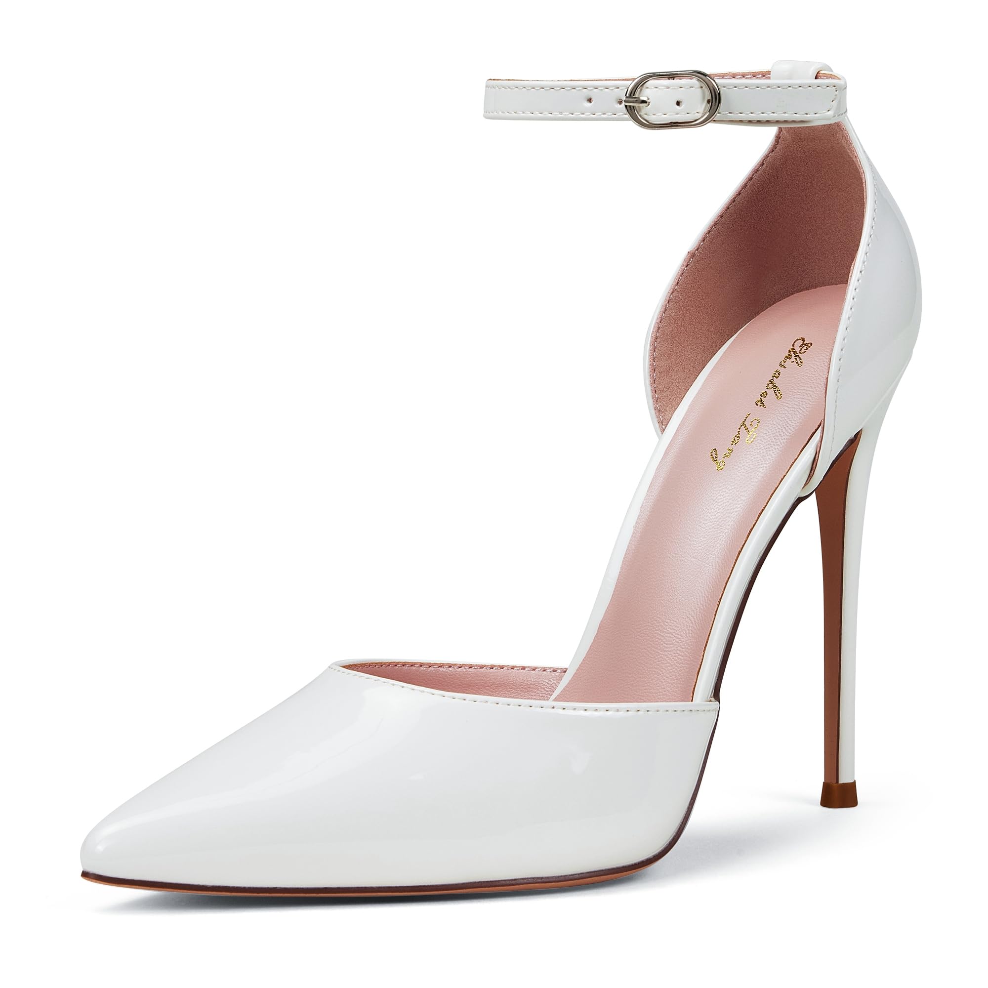 Woman Hoge Hakken Schoenen Nieuwkomers 2023 Luxe Faux Suède Hakken Puntige Neus