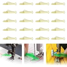 Sewing Machine Needle Threader Fish Mouth Type, New Sewing Machine Needle, DIY Needle Threaders, Automatic Threading Aid Needle Threader Tool Yellow 20 pcs | Sewing Machine Needle Threader Fish Mouth Type