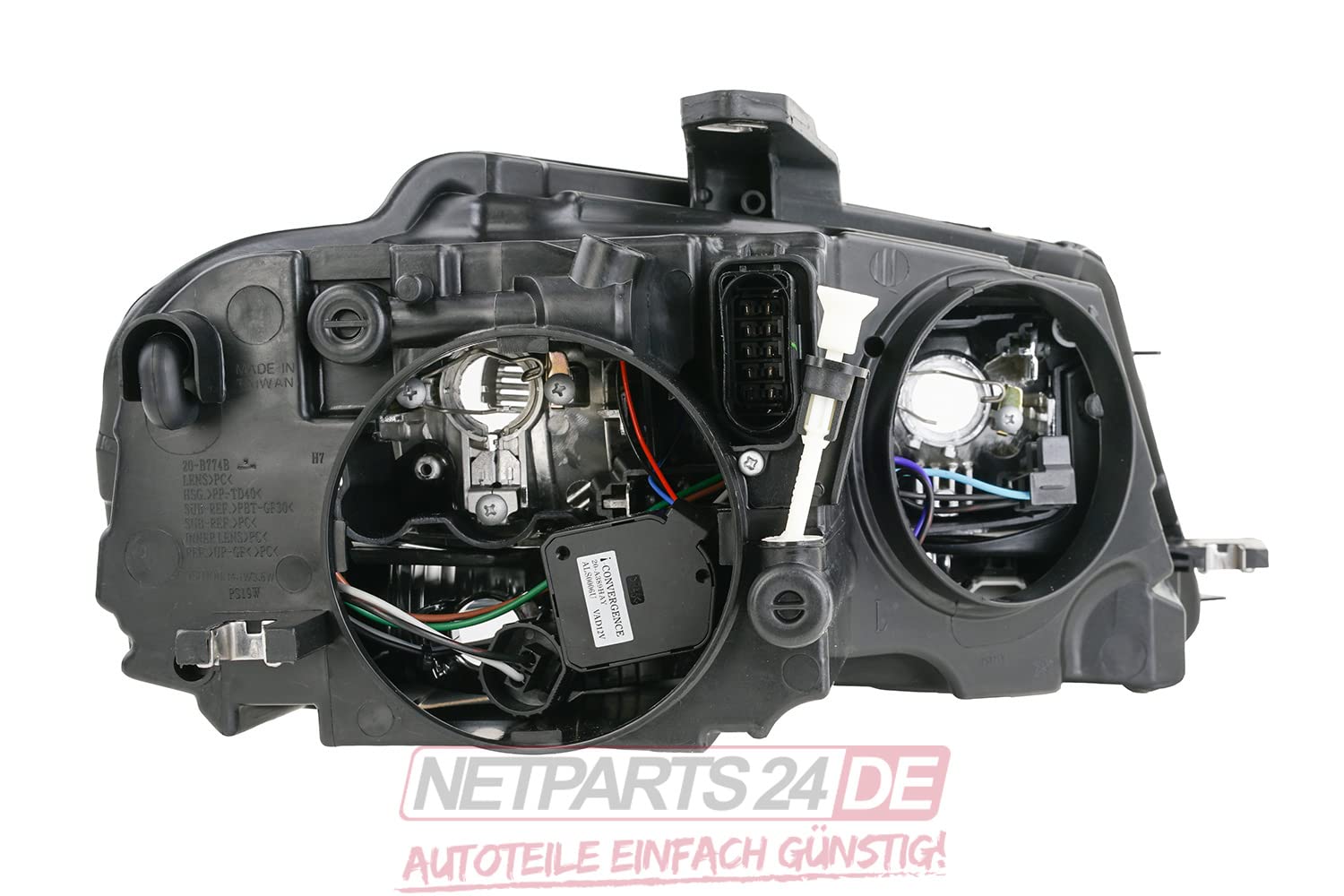 Reflektor + podstawa kierunkowskazu + Night Breaker pasuje do Audi A3 Set Li Re