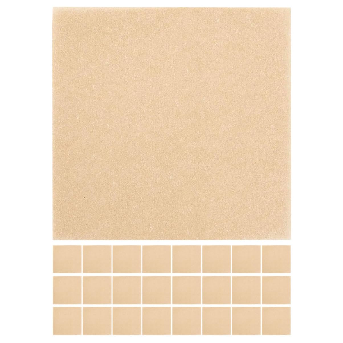 Cabilock Hamburger Paper Sheets 500pk Non-stick Baking Paper for Patties Safe Food Packaging Restaurant