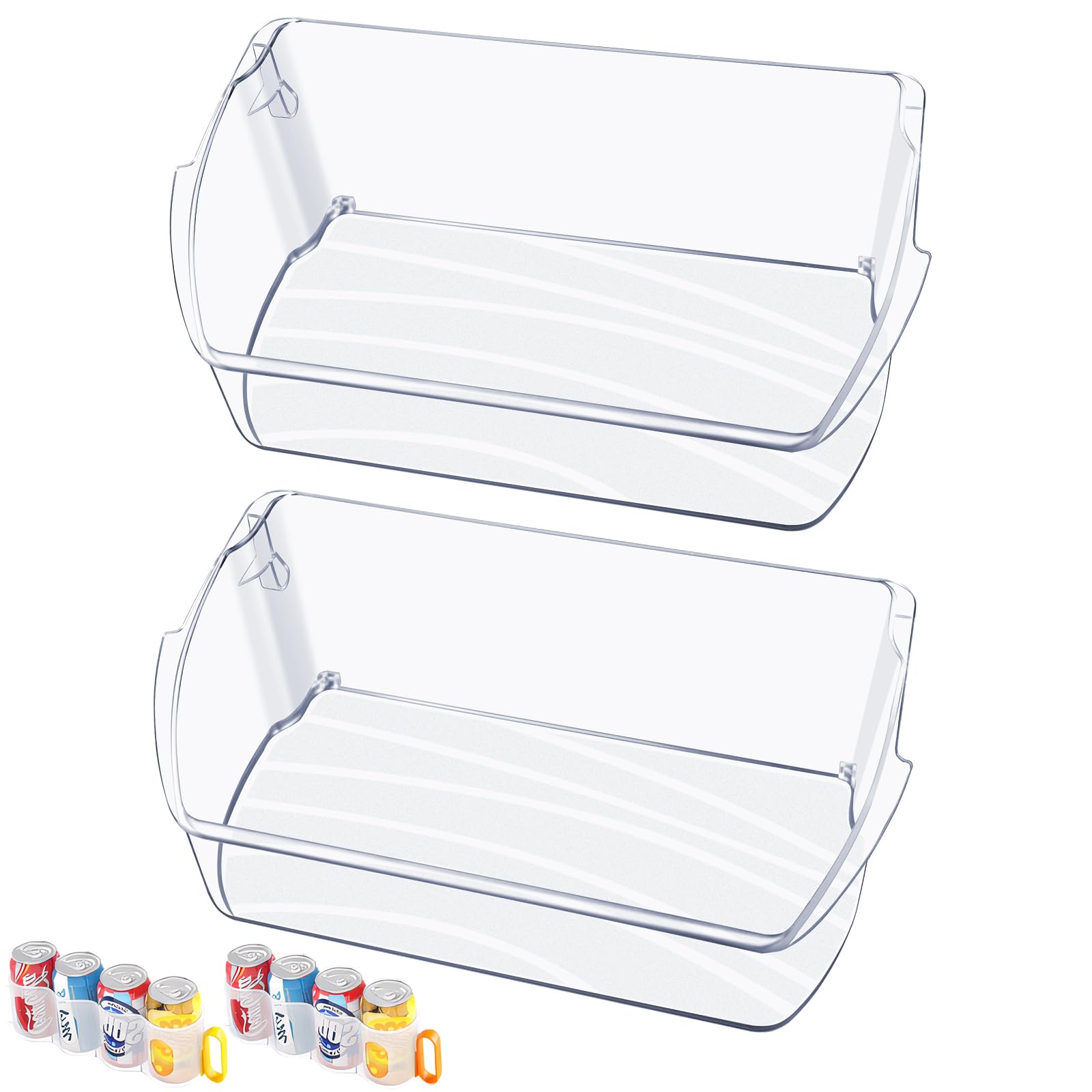 Replacement Gallon Door Bin For Frigidaire & Kenmore Refrigerators - White 4 thumbnail image