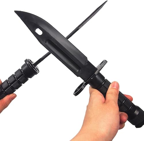 Miniatura 9 de Cuchillo bayoneta Toonol de plástico para entrenamiento táctico con vaina