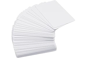 50 Count Blank PVC Cards for Photocard Printers