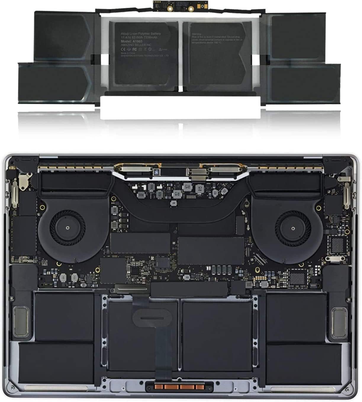 83.6Wh A1953 A1990 Batteria compatibile con MacBook Pro 15 inch