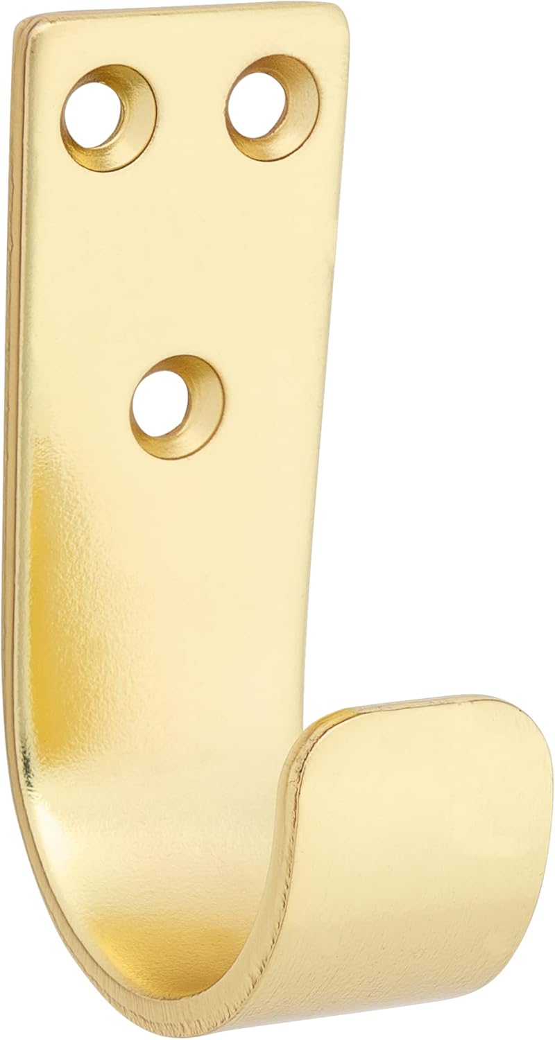 National Hardware N337-902 Cooper Multi-Purpose Hook, 2-5/16", Brushed Gold