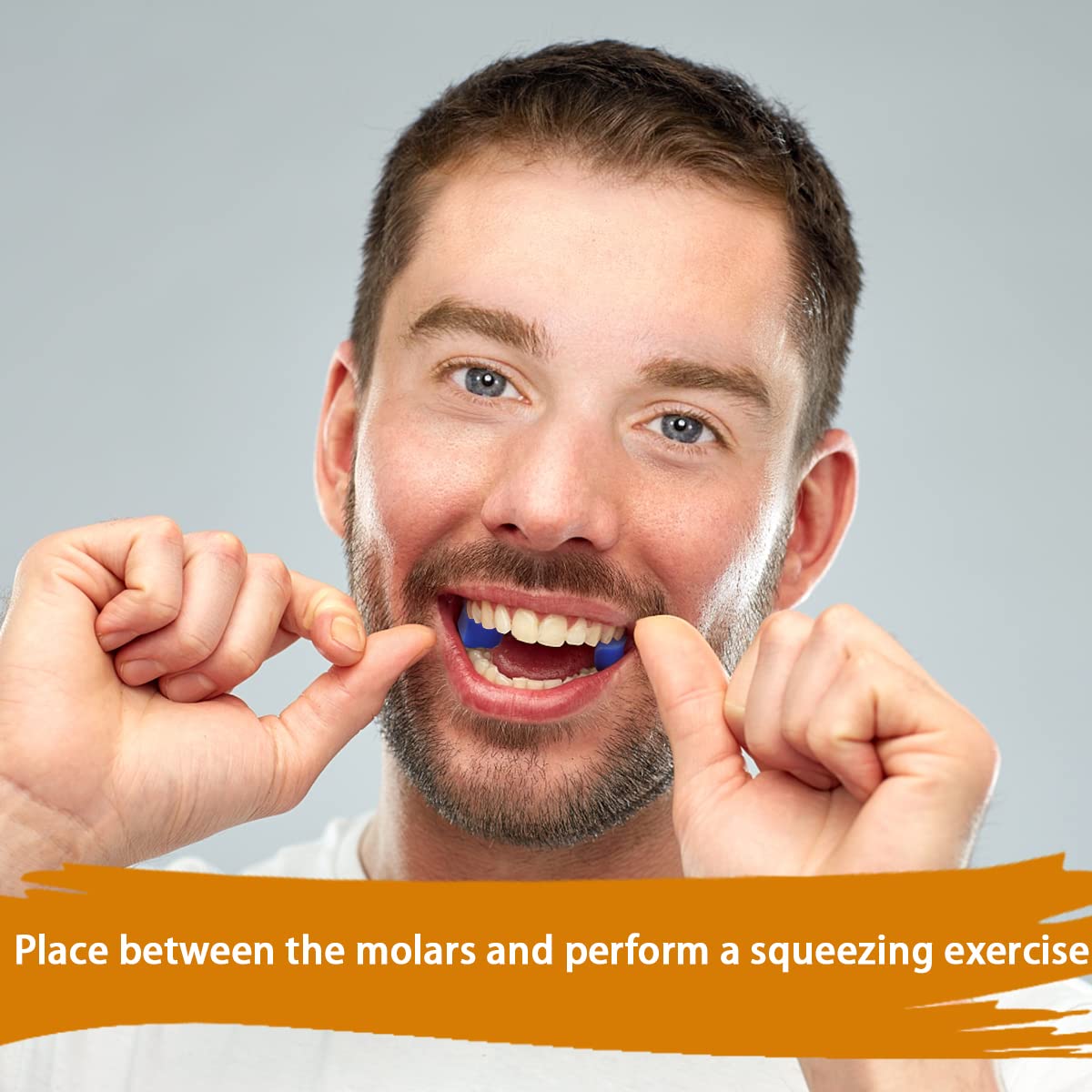 Jawliner - Allenatore Per Mascella Con 5 Livelli Di Forza, 10 Pezzi In Silicone, Per Scolpire La Linea Della Mascella E Mewing - Foto 10