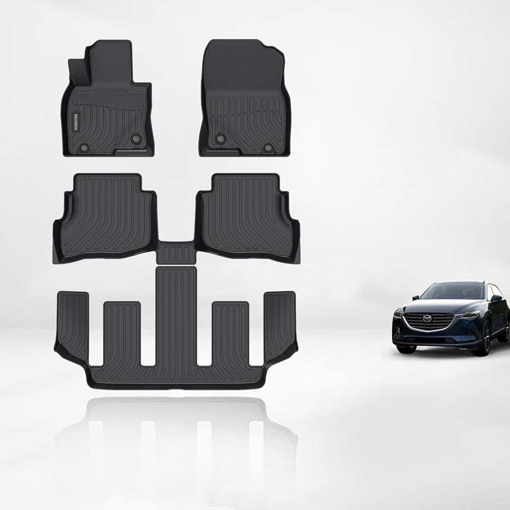 Amazon.com: KELCSEECS Floor Mats Custom for 2020-2023 Mazda CX-9