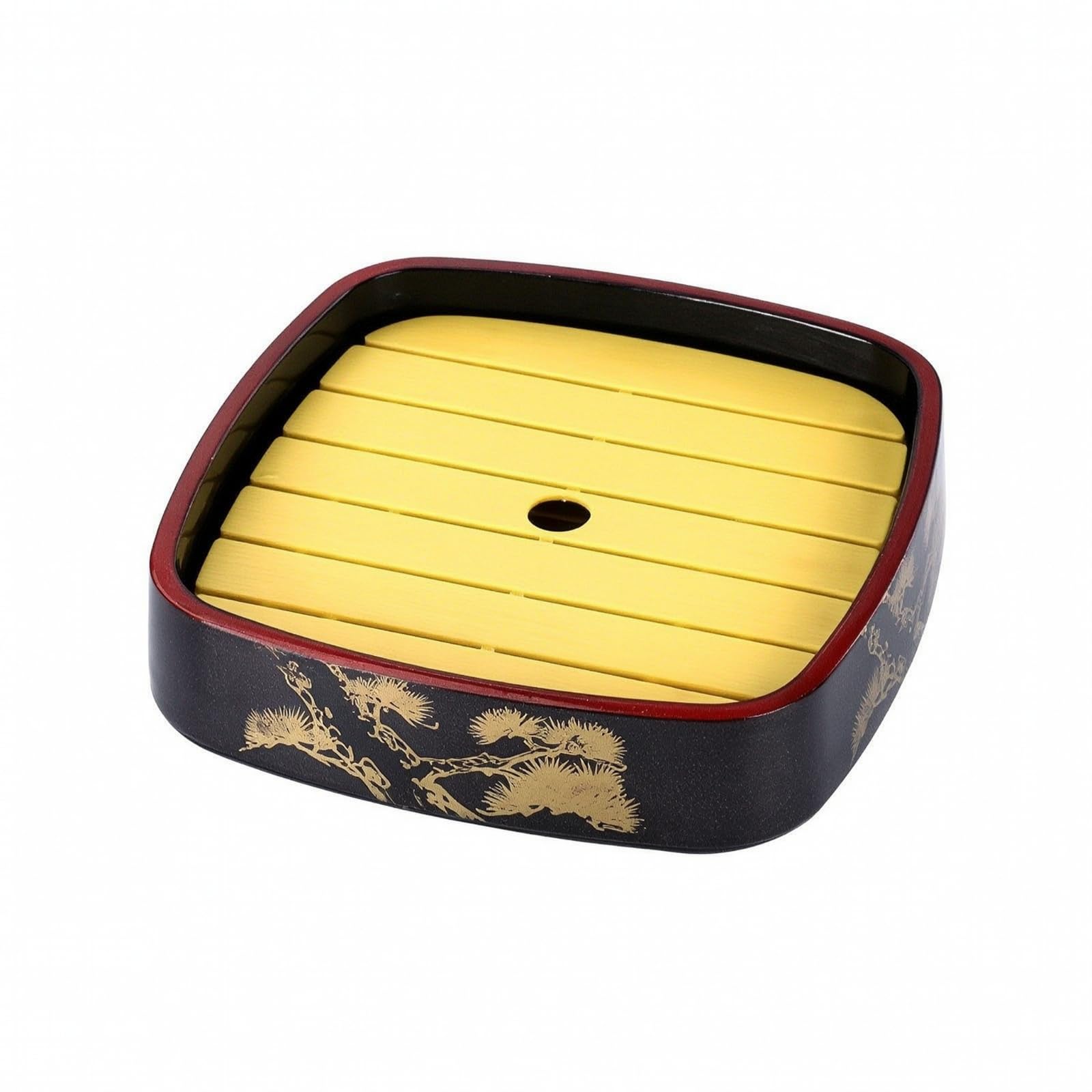 Plateau à Sashimi Égoir Carré Plateau à Sashimis Polyvalent Assite à Sashimi pr Froid, Pin Min