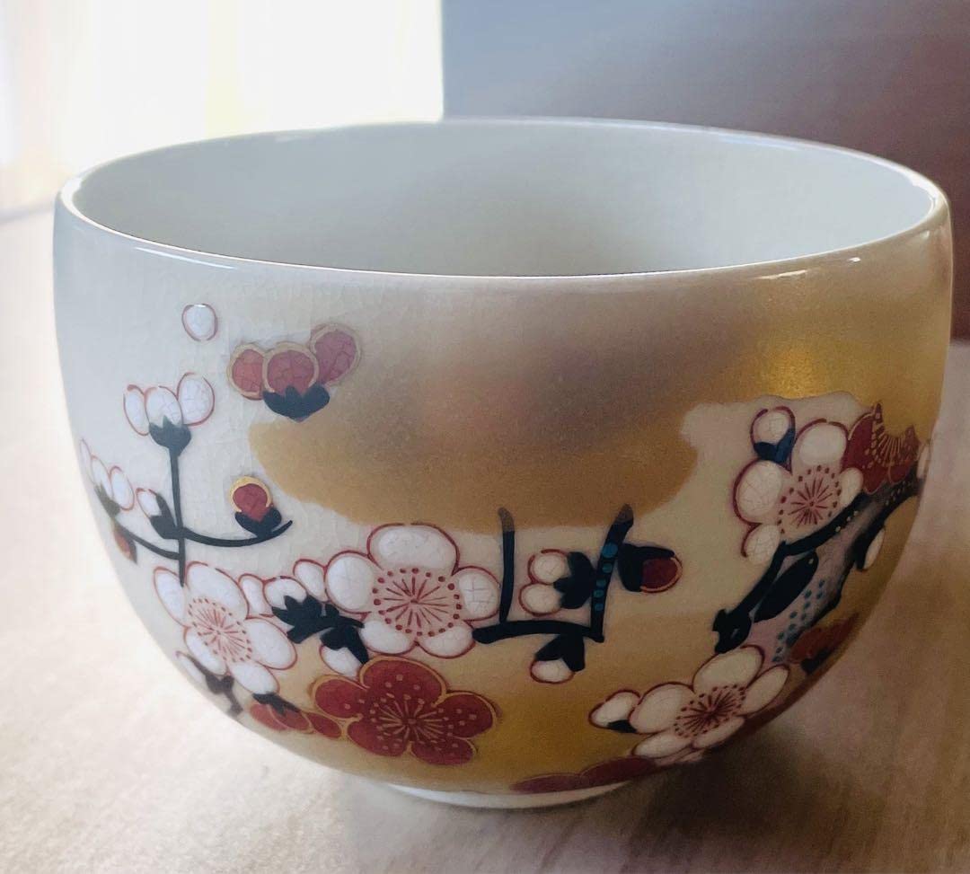 Hisutani Ware Kutani Ryuzan Rice Bowl