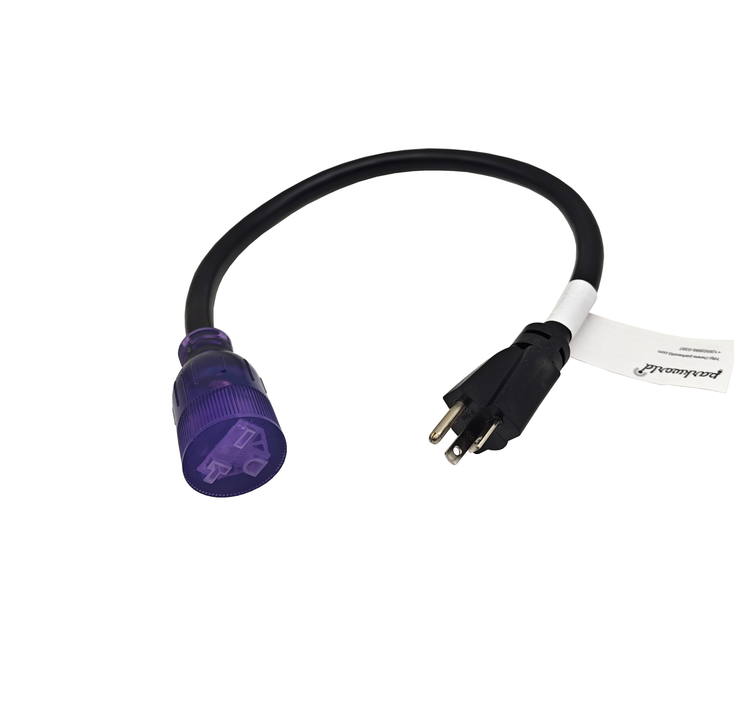 Parkworld NEMA 6-20 Extension Cord 6-20P to 6-20R Lighted Female