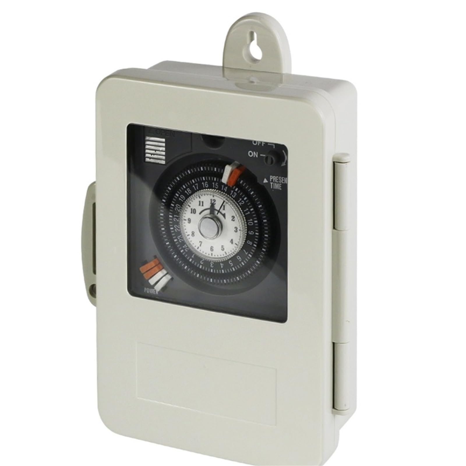1PCS TB330 30A 250VAC Black Mechanical Timer Switch Din Rail Programmable Timer switch Time Controller