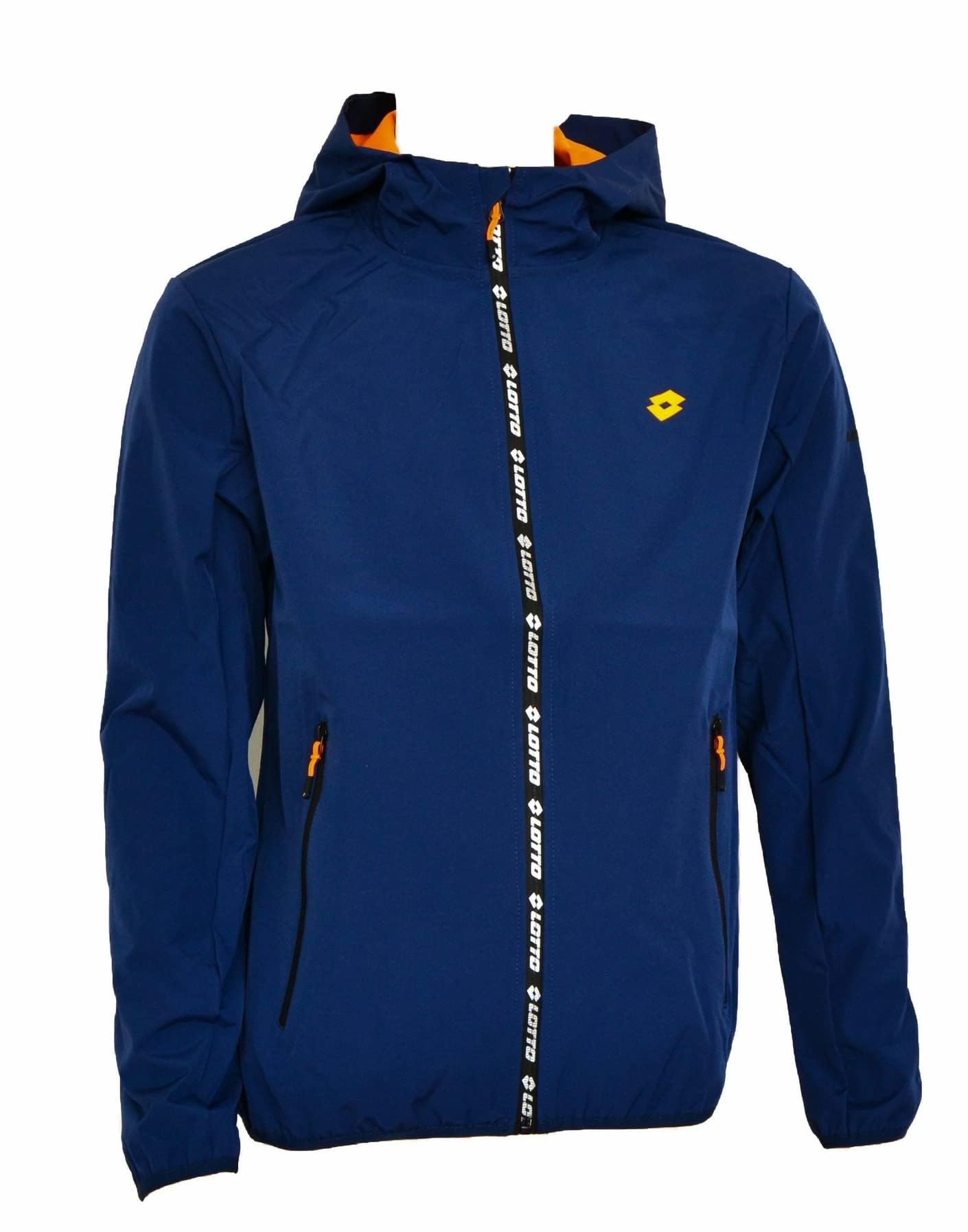 LOTTO GIACCA UOMO IN SOFTSHELL CON CAPPUCCIO - GIUBBOTTO UOMO LEGGERO - Softshell Jacket Impermeabile