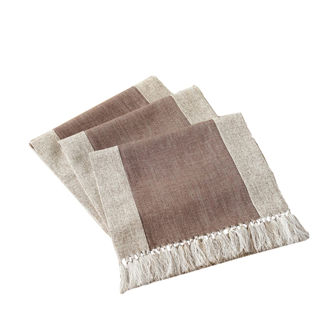 Nappe de table coton et lin ABOOFAN pour decoration de fete