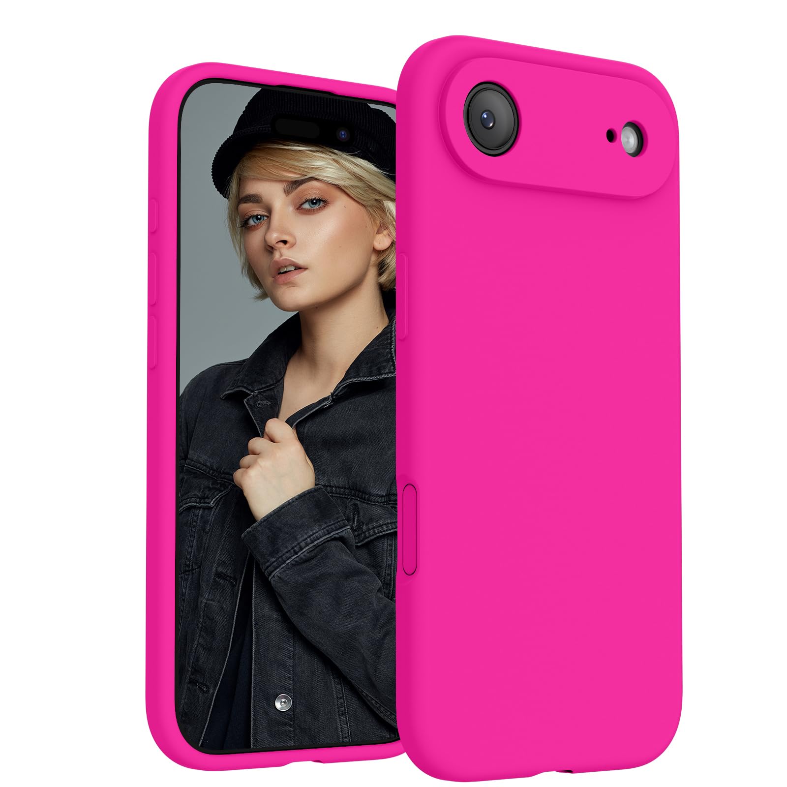 FireNova Magnetic for iPhone Air Case, 6.5", Hot Pink