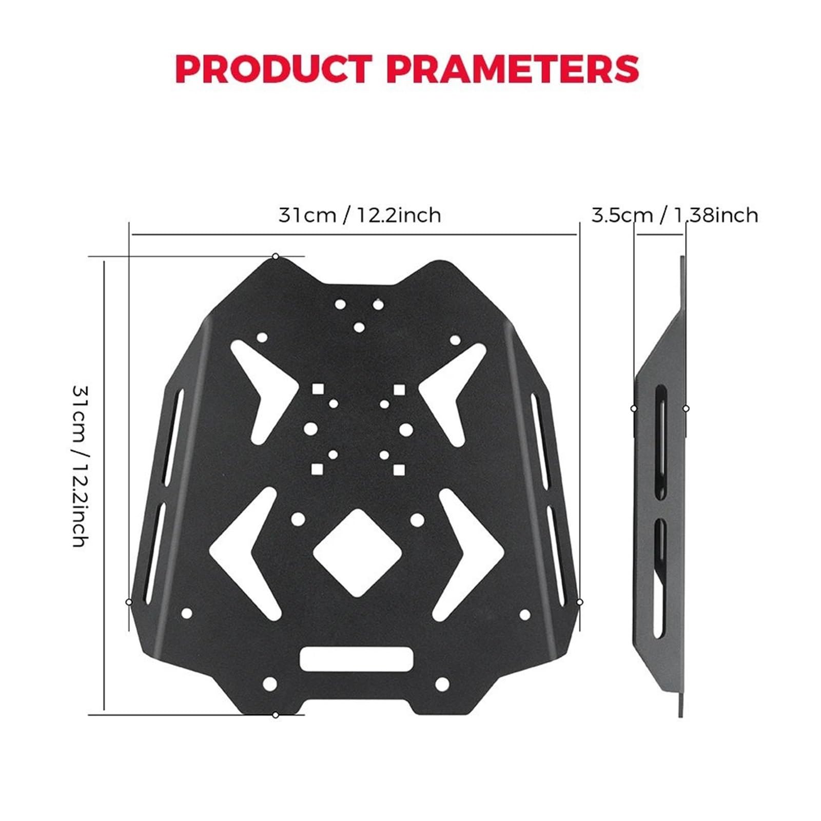 Uchwyt Topcase Pasuje do BMW F800GS F700GS F650GS Adventure 2008-2018 Tylny bagażnik motocyklowy motocyklowy Wspornik