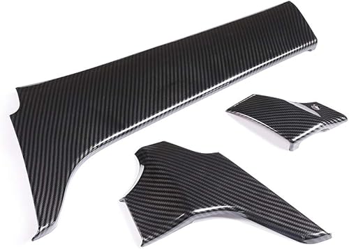 Miniatura 3 de YIWANG - Embellecedor de fibra de carbono para consola central, 3 piezas, para Mercedes Benz GLE GLS GL ML2012-2019