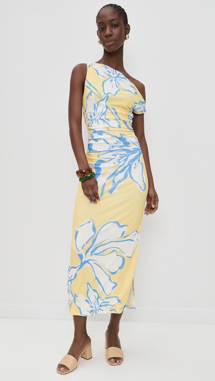 MINKPINK Women's Esme Asymmetrical Mesh Maxi Dress - Image 5